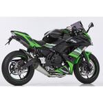 843009 マフラー DSX-7 コンプリートエキゾーストシステム (2-1) シルバー Elliptical/Conical Shark (シャーク)