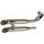 マービングマフラーS100 KY/CP32/BC マフラー Legend クロム Kymco ZING 1個 Marving Exhaust