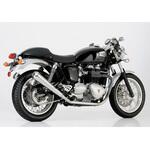 830011 マフラー Retro スリップオンエキゾースト (2-2)  TRIUMPH Thruxton (986ME-2004) Shark (シャーク)