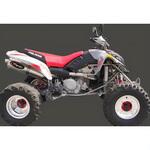 EU/AL/P63 マフラー Single Big Oval Quad Atv Line アルミ (クワッド・4輪バイク)PREDATOR 500 2004 > POLARIS Quad - Marving Exhaust (マービングエキゾースト)