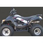 EU/SE/SY45 マフラー Single Round Φ 100 Quad Atv Line アルミ (クワッド・4輪バイク)QUAD LANDER 250 2006 > SYM Quad - Marving Exhaust (マービングエキゾースト)