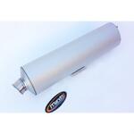 EU/AL/DMS2R マフラー ビッグオーバル = 102x130 Superline アルミニウム Marving Exhaust (マービングエキゾースト)