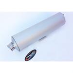 EU/AL/S140 マフラー ビッグオーバル = 102x130 Superline アルミニウム Suzuki GSX 750 R (01-04) Marving Exhaust (マービングエキゾースト)