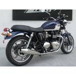 ZTPH041SSO ミラーポリッシュド ステンレススチール スリップオン TRIUMPH BONNEVILLE ZARD (ザード)