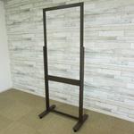 飛沫防止パーテーション アクリル板 木枠付 トールモデル 幅760mm×高さ1870mm 移動らくらくキャスター付き 山田木管工業所