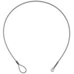 落下防止ワイヤ 大型器具用 〈30kgまで(2本使用時)〉 末端アイエンドタイプ (Φ10.5穴付き) 岩崎電気