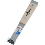 4110 木柄貫通皮スキ 直刃 坂爪製作所(sakazume)