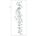 ゼノア エンジン刈払機 BC222ST 部品 Carburetor and fuel supply group ゼノア