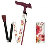 WB5223 かるがもファムⅡ 折畳/花柄ホワイト/- フジホーム