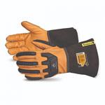 ヤギ革ケブラー裏地付き防振 耐衝撃手袋 superior glove(スーペリア)