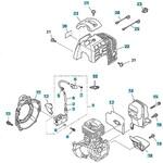 ゼノア エンジン刈払機 BC4410DW-EZ 部品 Flywheel and ignition assy ゼノア