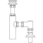 排水ボトルSトラップ INAX(LIXIL)