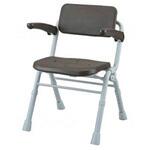 PN-L41831BR シャワーチェア(Air)ミドルSPワンタッチ/モカブラウン/- 1