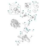 ゼノア エンジンチェーンソー GZ3750 部品 Carburetor and fuel supply group ゼノア