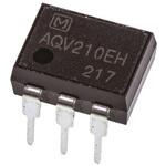 AQV210EH パナソニック，  ソリッドステートリレー 最大負荷電流:130 mA 最大負荷電圧:350 V 基板実装， AQV210EH Panasonic(パナソニック)