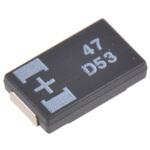 20TQC47MYFT Panasonic ポリマーコンデンサ，POSCAP TQC，47μF，20V dc，D15，20TQC47MYFT Panasonic(パナソニック)