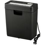 ストレートカットシュレッダー A4対応 6枚細断 ダストボックス付 オーム電機