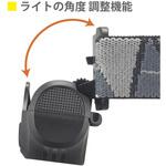 LEDヘッドランプ 175lm モーションセンサー 防水IPX4 軽量 オーム電機