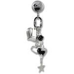 PHONE CHARMS WITH ADHESIVE HOOK HEARTS & STARS Sonix