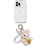 PHONE WRISTLET WITH PLUSH ANIMAL BUNNY Sonix