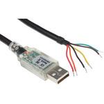 USB-RS232-WE-5000-BT_0.0 FTDI Chip コンバータケーブル コネクタA:USB A /B:ケーブル端 USB-RS232-WE-5000-BT_0.0 FTDI Chip