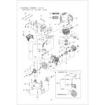 261576 AC266S クランクケース，シリンダ，コイル部品 サークリップ 1