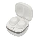 完全ワイヤレスイヤホン ホワイト AAC対応 防塵防水IP54 タッチ操作 Bluetooth オーム電機