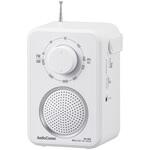 耳もとスピーカーラジオ AM/FM対応 ワイドFM 約5mケーブル付 乾電池式 オーム電機