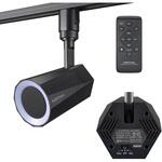 レールスピーカー ライティングダクト接続 RGBイルミ搭載 高音質ワイヤレス オーム電機