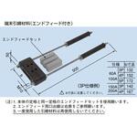 LZ6M3-GP6K 絶縁トロリー タフトロM形端末引締材料 エンドフィード付 3P 60A PROTERIAL(プロテリアル)
