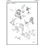 ゼノア エンジン刈払機 BKZ305EZ 部品 フレーム ゼノア