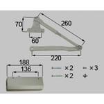 ドアクローザー(ストップ付き) 新日軽(LIXIL)