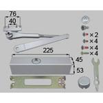 D-0002-DVAA ドアクローザセット(バックチェック機構付) トステム(LIXIL)
