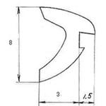 D3X18 片ビード立額(5～6mm用)10m巻 トステム(LIXIL)