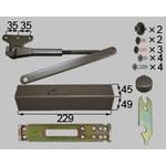 D4X16 ランマ無半外付枠用ドアクローザ室内側仕様 トステム(LIXIL)