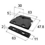 MZVZAA001 ピボット用部品セット(1個入) トステム(LIXIL)