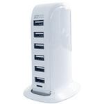 USBポート付AC充電器 AC-6USB-8A 自動識別 カシムラ
