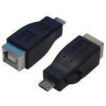 USBBB-MCA 変換プラグ USB B(メス)→microUSB(オス) 変換名人