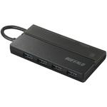 BSH4U130C1BK USB3.1(Gen1) Type-C バスパワーハブ 4ポート ケーブル収納 BUFFALO(バッファロー)