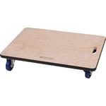 - 平台車 木製 ベアリング付きゴム車輪 すべり止めなし ダブル持ち手 モノタロウ 65428406