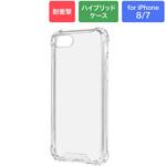 YH-I9CTHCL iPhone SE (第3世代) iPhone SE (第2世代) iPhone8 iPhone7 耐衝撃ケース ハイブリッドケース 角落ち衝撃保護 ストラップホール付 PC+TPU(簡易包装) MSソリューションズ