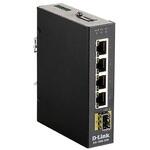 DIS-100G-5SW/A1 産業用Gigaスイッチ 4ポートSFPx1 DC -40℃～75℃ D-Link(ディーリンク)