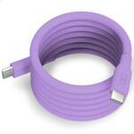 CIO-SLSC30000-CC1-AP スパイラルシリコンケーブル CtoC 1m エアリーパープル CIO