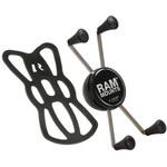 RAM-HOL-UN10U Xグリップ(M)スマホホルダー テザー付 ボール無 ラムマウント