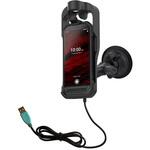 RAM-B-166-KYO1PU Kyocera DuraForceUltra 5G(E7110)専用パワードック&ツイストサクションベースセット(標準アーム) 1インチボール ラムマウント