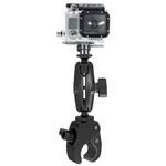 RAP-B-400-GOP1U GoProマウント&タフクロー(S)セット(標準アーム) Φ15.9-28.9mm対応 1インチボール ラムマウント