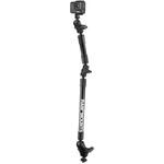 RAP-354TRA112-4AGOP1 GoProマウント&トラックボールベースセット(全長78.7cmタフポール) 1.5インチボール ラムマウント