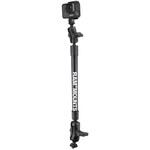 RAP-354TRA1-12AGOP1 GoProマウント&トラックボールベースセット(全長55.8cmタフポール) 1.5インチボール ラムマウント