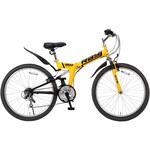 22324 MTB-2618RR  折りたたみ自転車イエロー Raychell