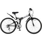22325 MTB-2618RR  折りたたみ自転車ブラック Raychell